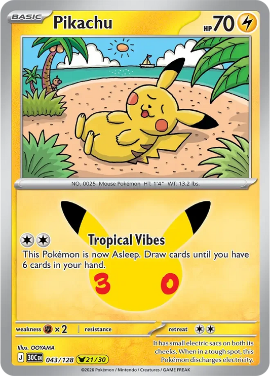 Pikachu 043/128