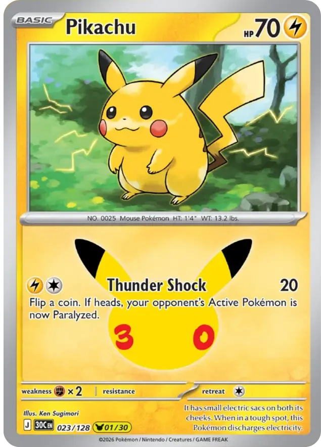 Pikachu 023/128