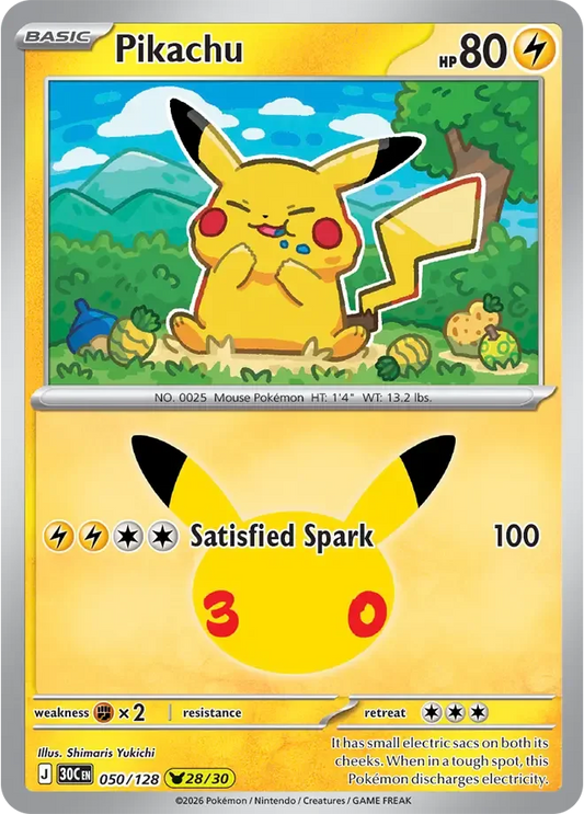 Pikachu 050/128