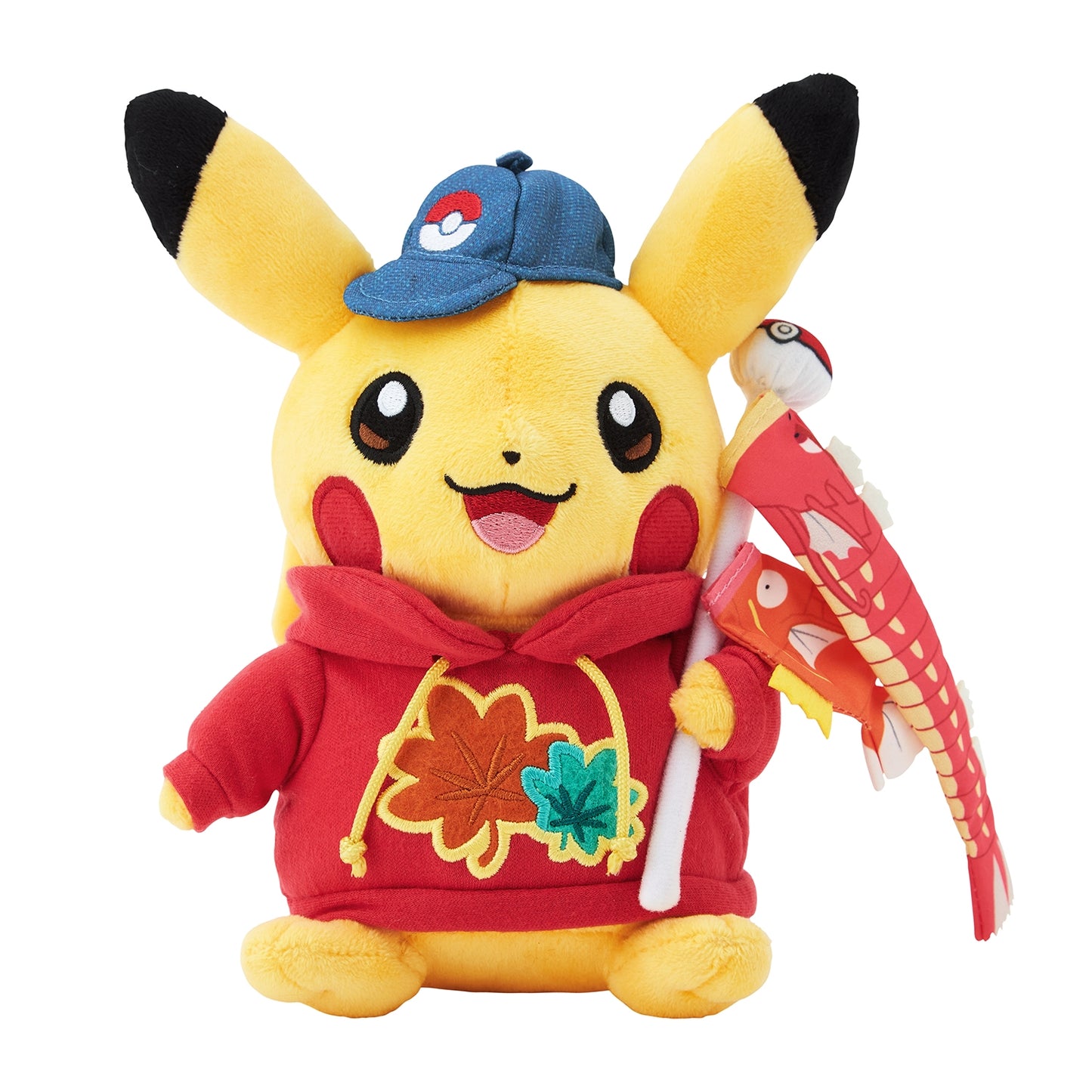 Pokémon Center Plush Pikachu with Pokémon Flag Hiroshima