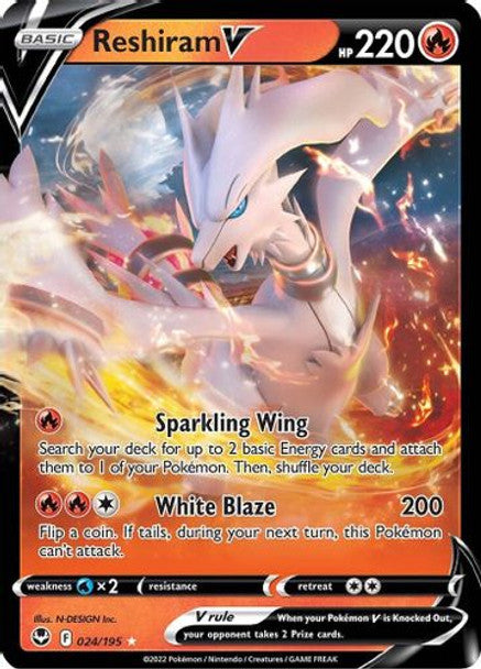 [SWSH12][SIT-024/195UR] Reshiram V (Holo)