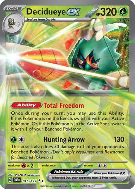 [SV03][OBF-015/197](RR) Decidueye ex (Holo)
