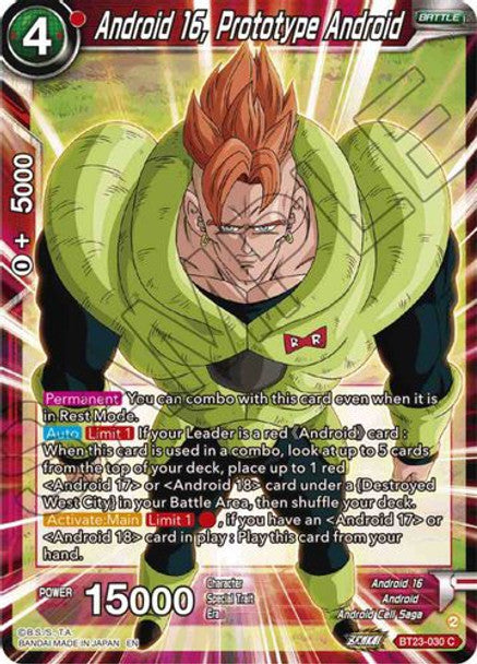 BT23-030C Android 16, Prototype Android