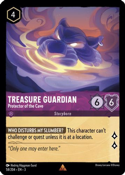 [LOR03-058/204](R) Treasure Guardian - Protector of the Cave (Foil)