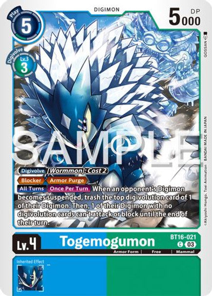 [BT16-021C] Togemogumon