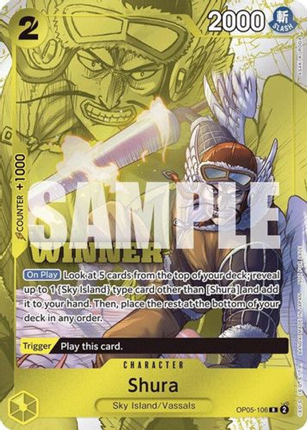 [OP05-106] Shura (Tournament Pack Vol. 7 Winner) (Foil)
