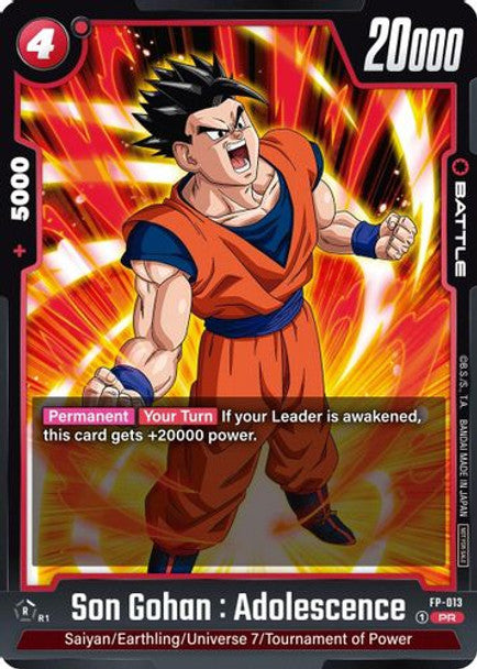 [FP-013] Son Gohan : Adolescence (Foil)