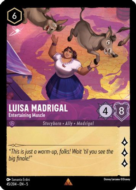 [LOR05-045/204](R) Luisa Madrigal - Entertaining Muscle (Foil)