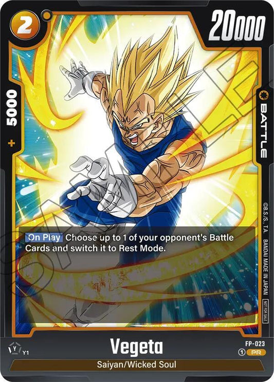 Vegeta - FP-023 - Fusion World Promotion Cards and Packs