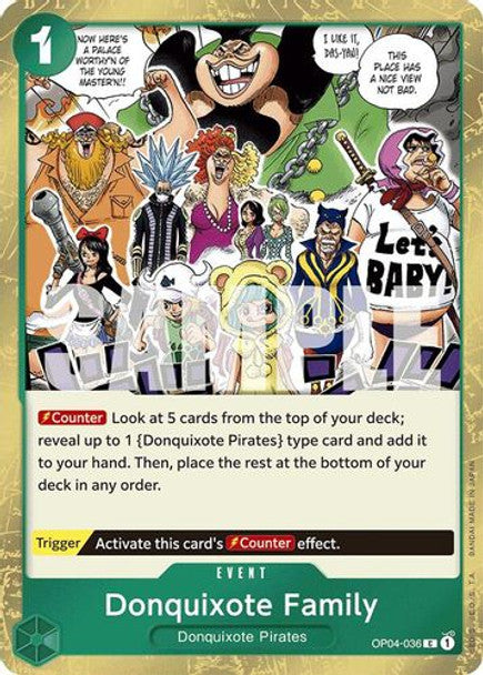 OP04-036C Donquixote Family (Jolly Roger Foil)
