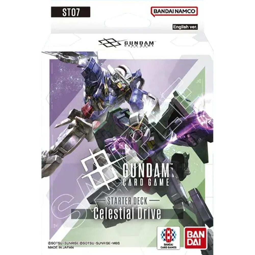 Gundam Card Game - Celestial Drive [ST07]+Flash of Radiance [ST08] Starter Deck Set of 2