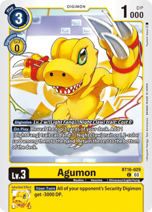 [BT16-029C] Agumon