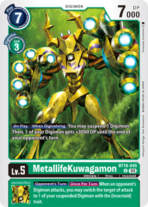 [BT16-045U] MetallifeKuwagamon