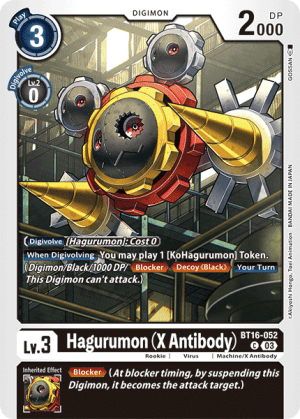 [BT16-052C] Hagurumon (X Antibody)