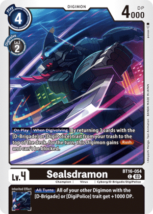 [BT16-054C] Sealsdramon