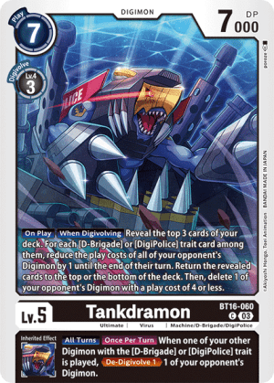 [BT16-060C] Tankdramon