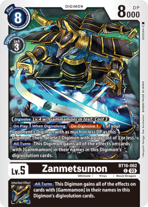 [BT16-062C] Zanmetsumon