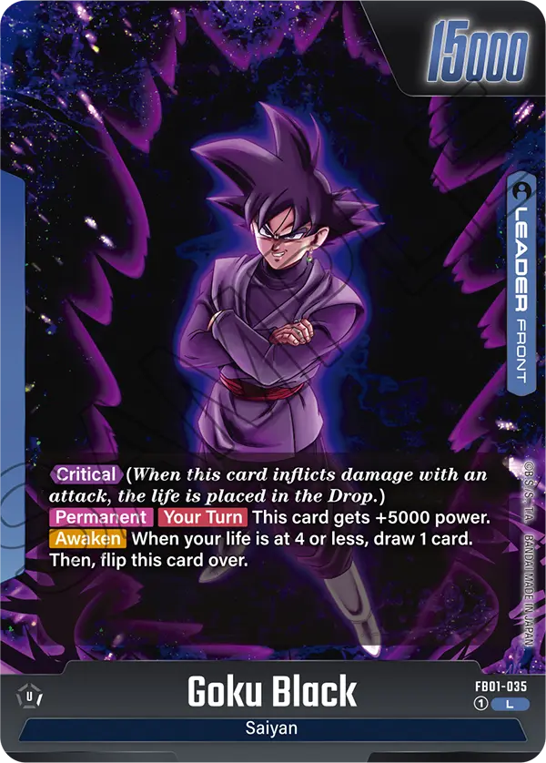 FB01-035 L FRONT Goku Black