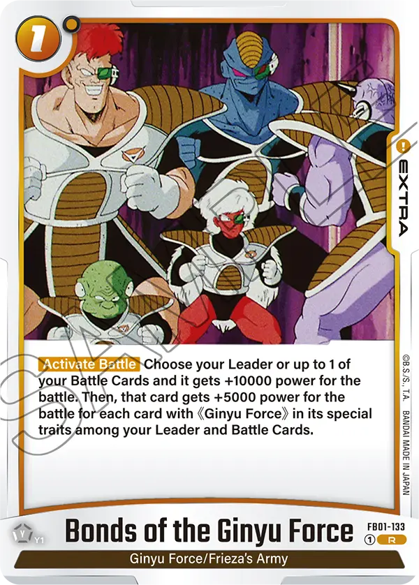 FB01-133 R Bonds of the Ginyu Force