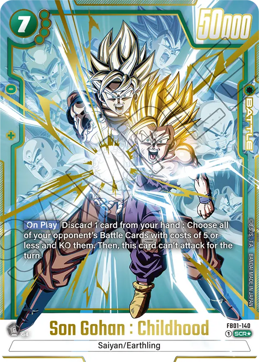 FB01-140 SCR Son Gohan : Childhood