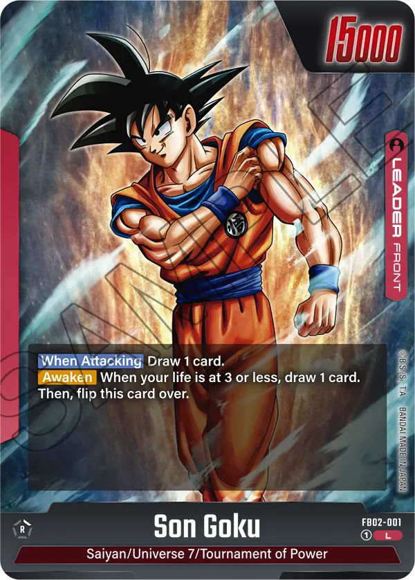FB02-001 L FRONT Son Goku