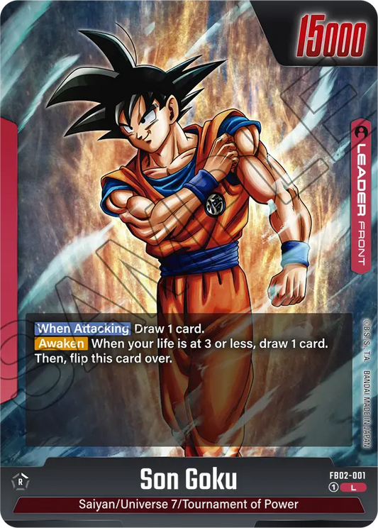 FB02-001 L FRONT Son Goku