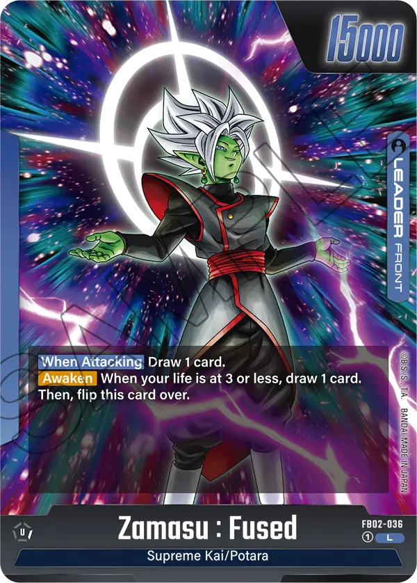 FB02-036 L FRONT Zamasu : Fused