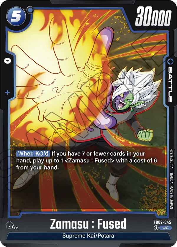FB02-045 UC Zamasu : Fused