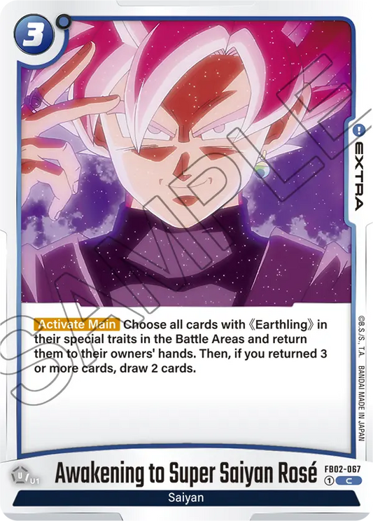 FB02-067 C Awakening to Super Saiyan Rosé