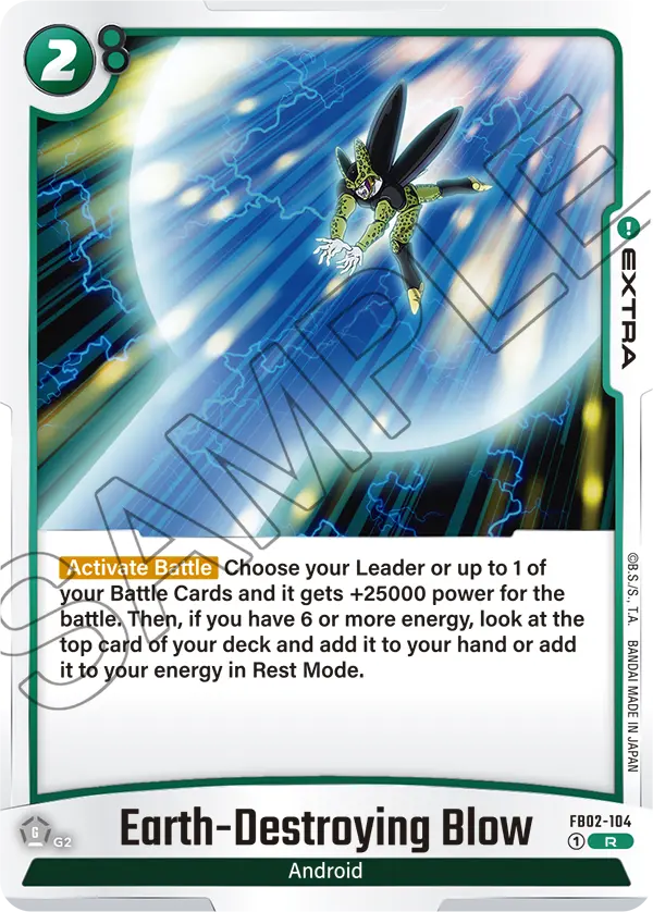 FB02-104 R Earth-Destroying Blow