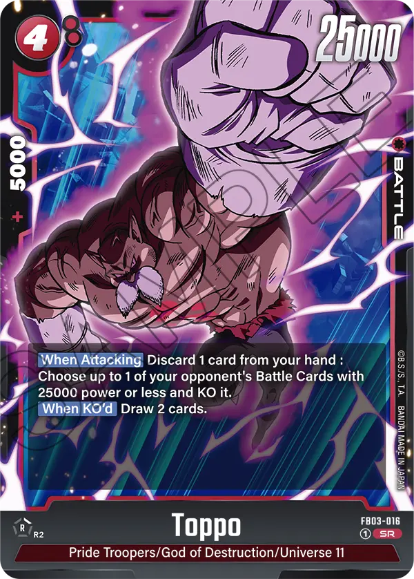 FB03-016 SR Toppo
