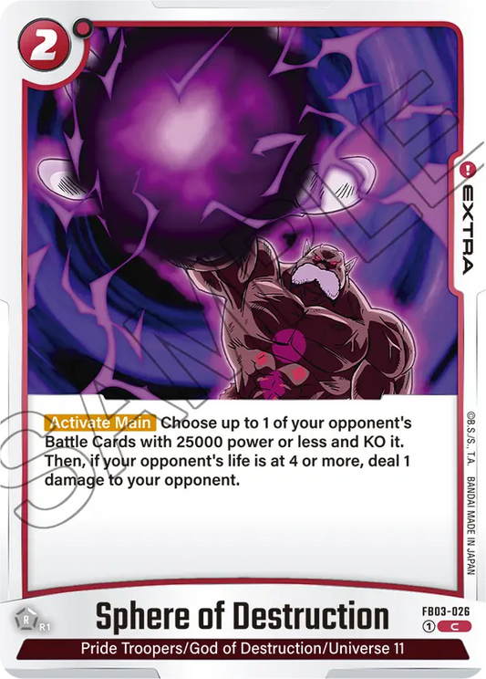 FB03-026 C Sphere of Destruction