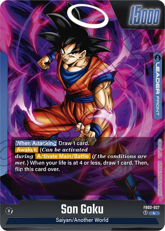 FB03-027 L FRONT Son Goku