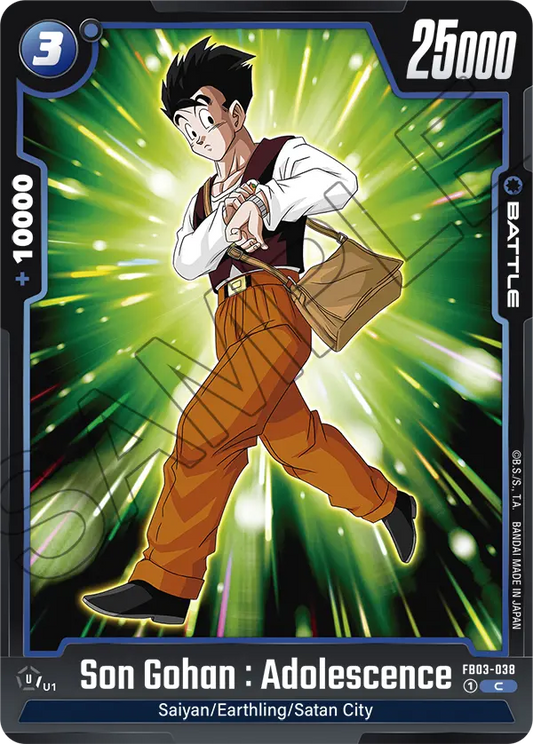 FB03-038 C Son Gohan : Adolescence