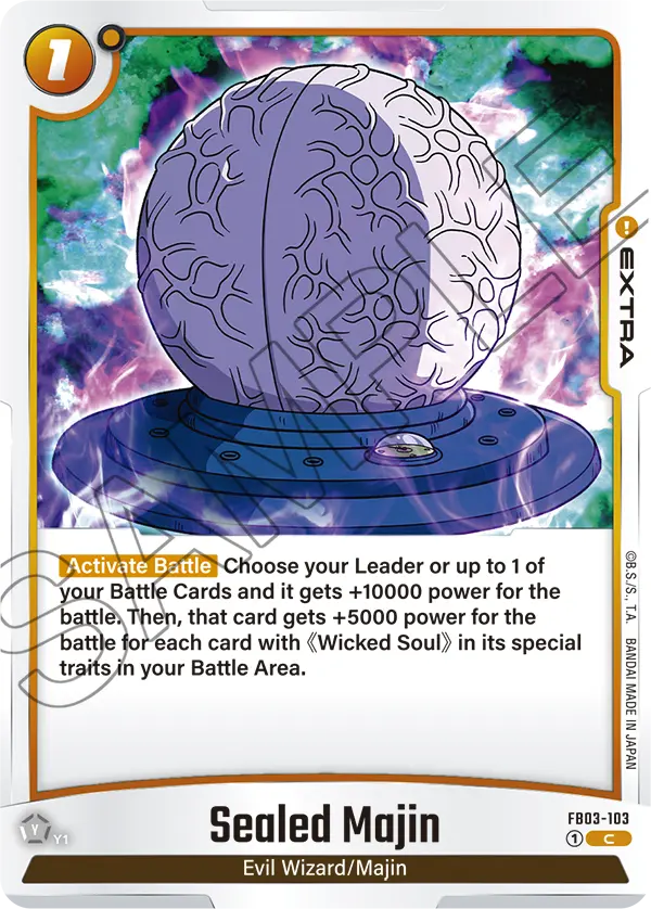 FB03-103 C Sealed Majin