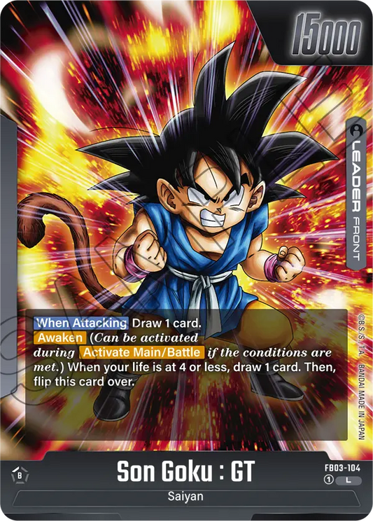 FB03-104 L FRONT Son Goku : GT
