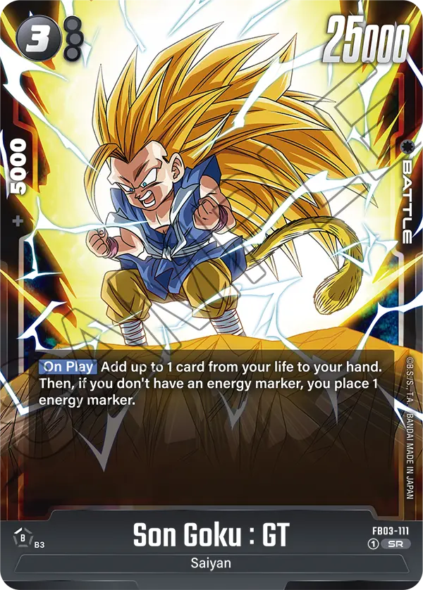 FB03-111 SR Son Goku : GT