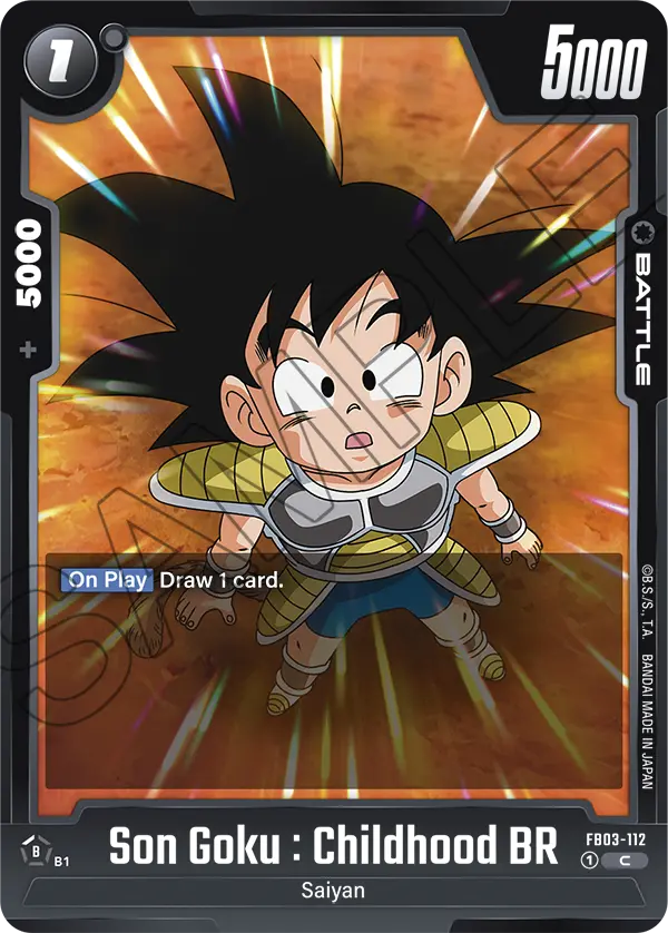 FB03-112 C Son Goku : Childhood BR