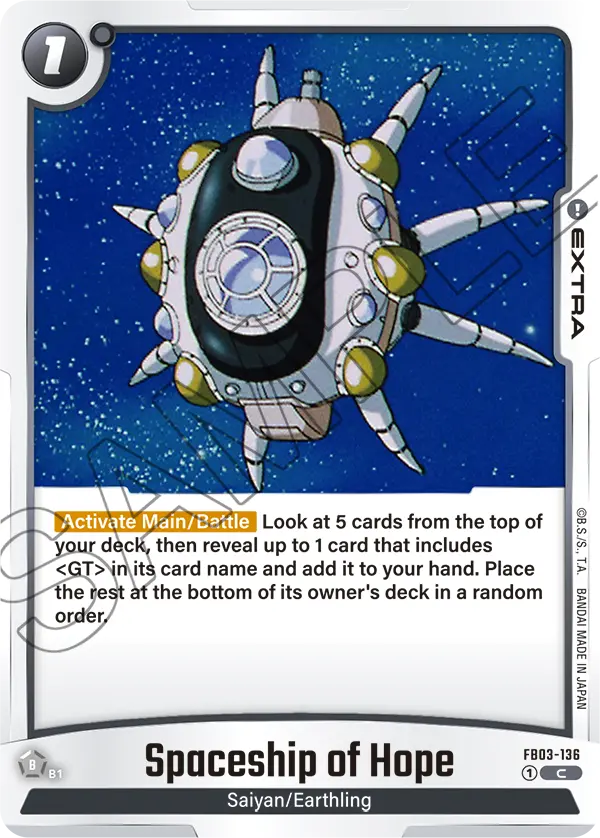 FB03-136 C Spaceship of Hope