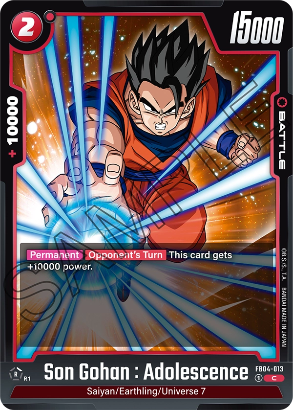 FB04-013 C Son Gohan : Adolescence