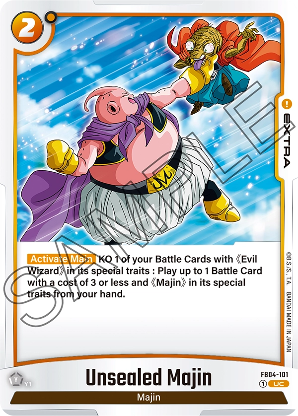 FB04-101 UC Unsealed Majin