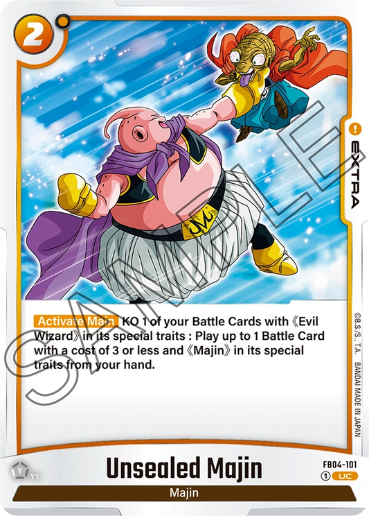FB04-101 UC Unsealed Majin