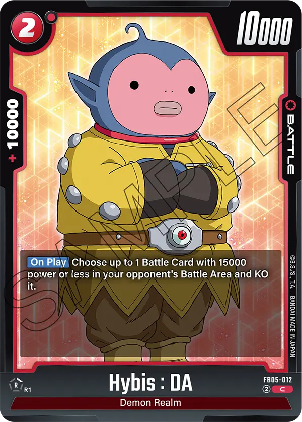 FB05-012 C Hybis : DA