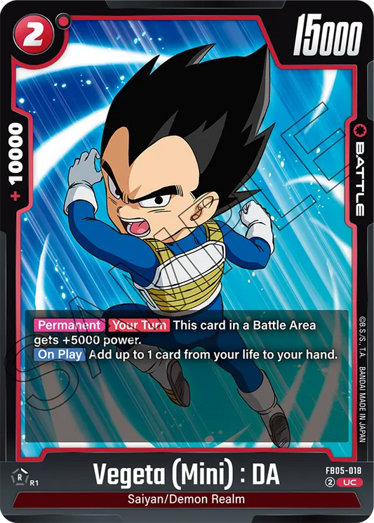 FB05-018 UC Vegeta (Mini) : DA