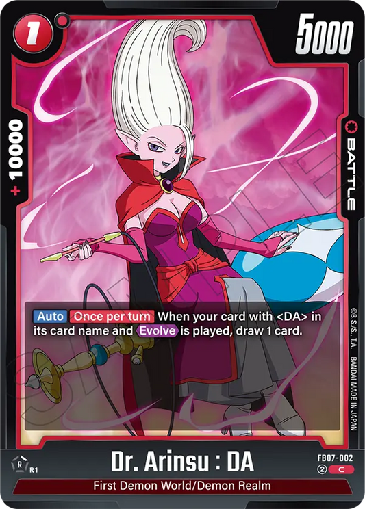 FB07-002 C Dr. Arinsu : DA