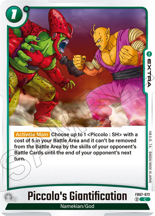 FB07-072 C Piccolo's Giantification