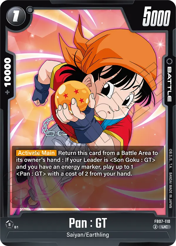 FB07-110 UC Pan : GT