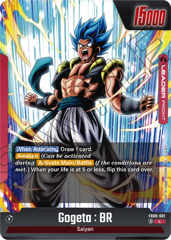 FB09-001 L BACK Gogeta : BR