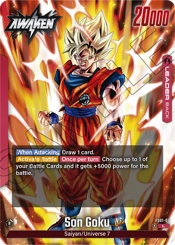 FS01-01 L BACK Son Goku