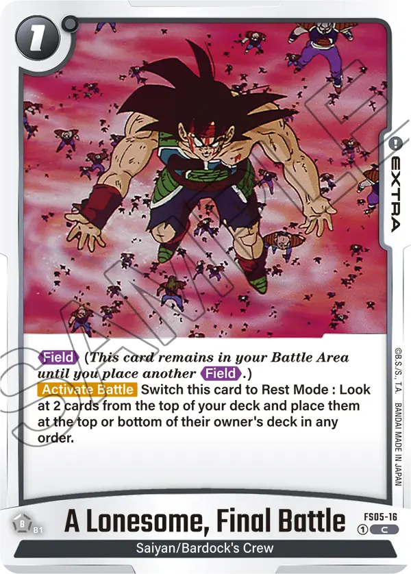 FS05-16 C A Lonesome, Final Battle